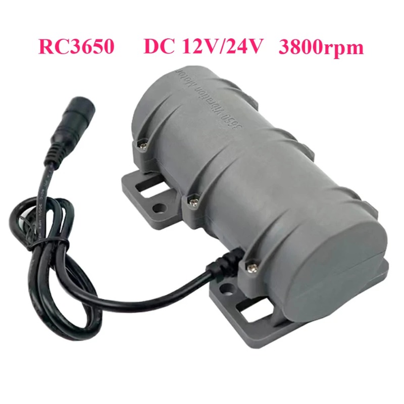 Dc Motor 12V - RC3650 Yüksek Hızlı 3800RPM DC Titreşim