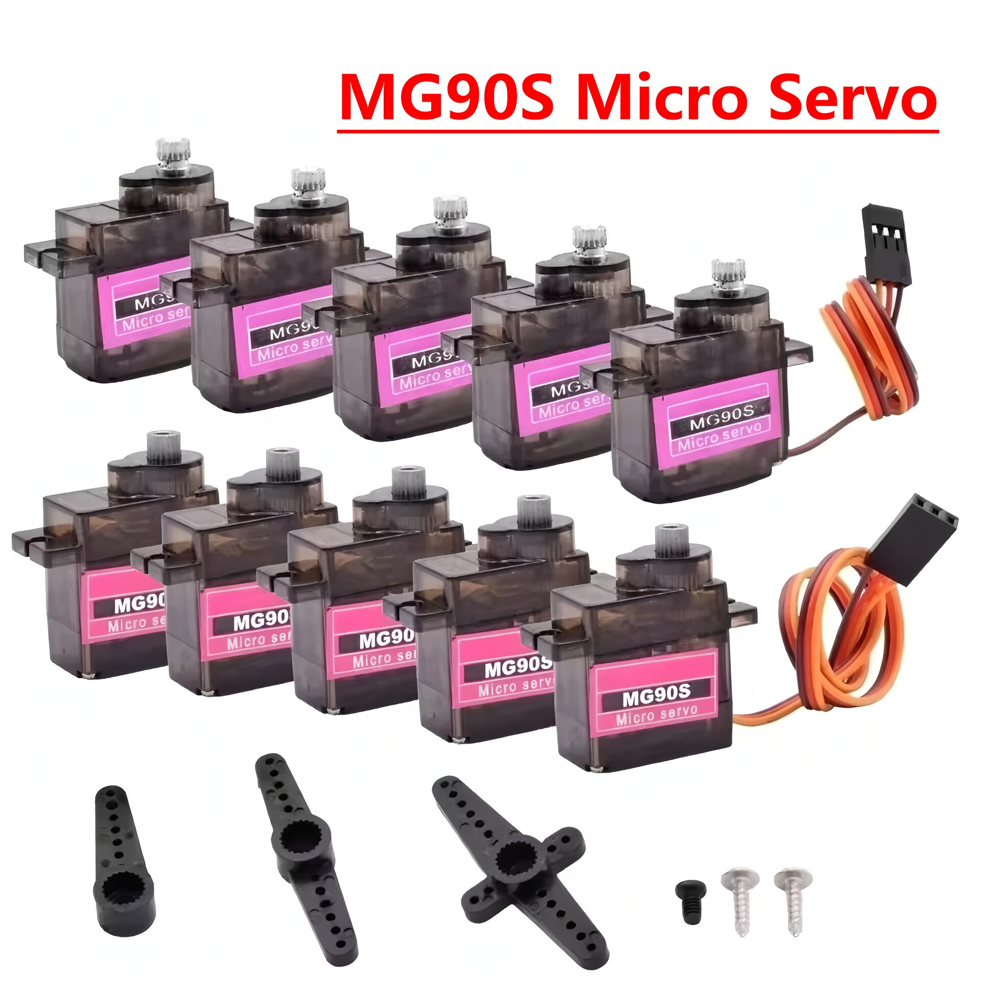 Sg90 Servo - 4/5/10/20 adet MG90S Mikro Servo Motor
