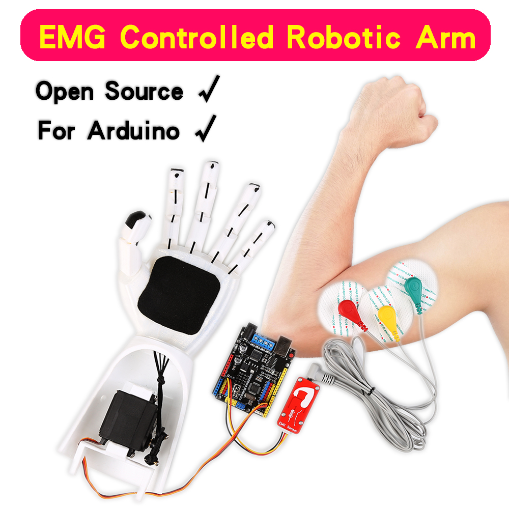 EMG sensörü robotik kol elektr - Arduino Robot incelemesi ve fiyatı