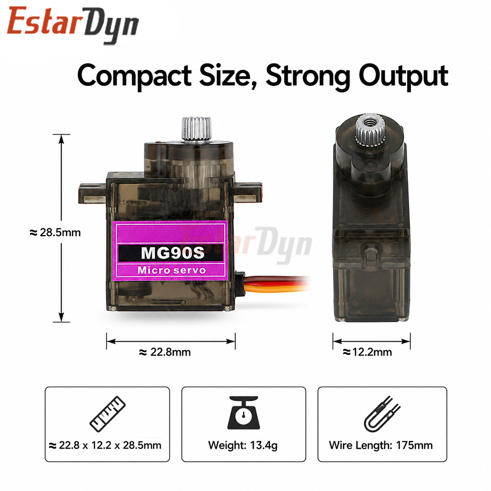 Estardyn MG90S Dijital Metal D - Sg90 Servo incelemesi ve fiyatı