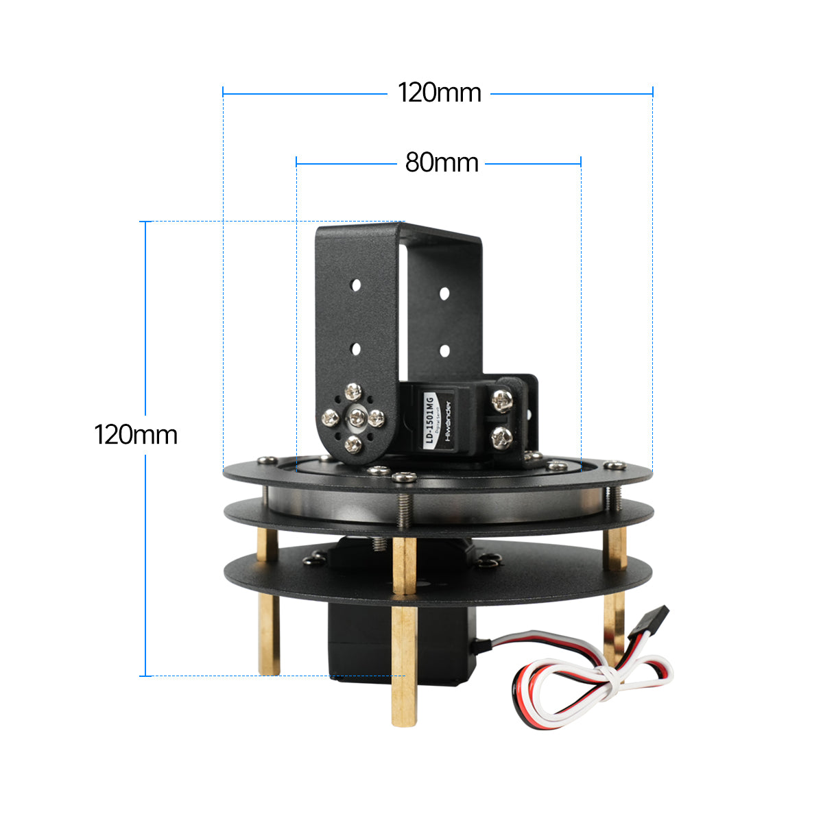 Hiwonder Demonte 2 DOF Pan Til - Servo Pan Tilt incelemesi ve fiyatı