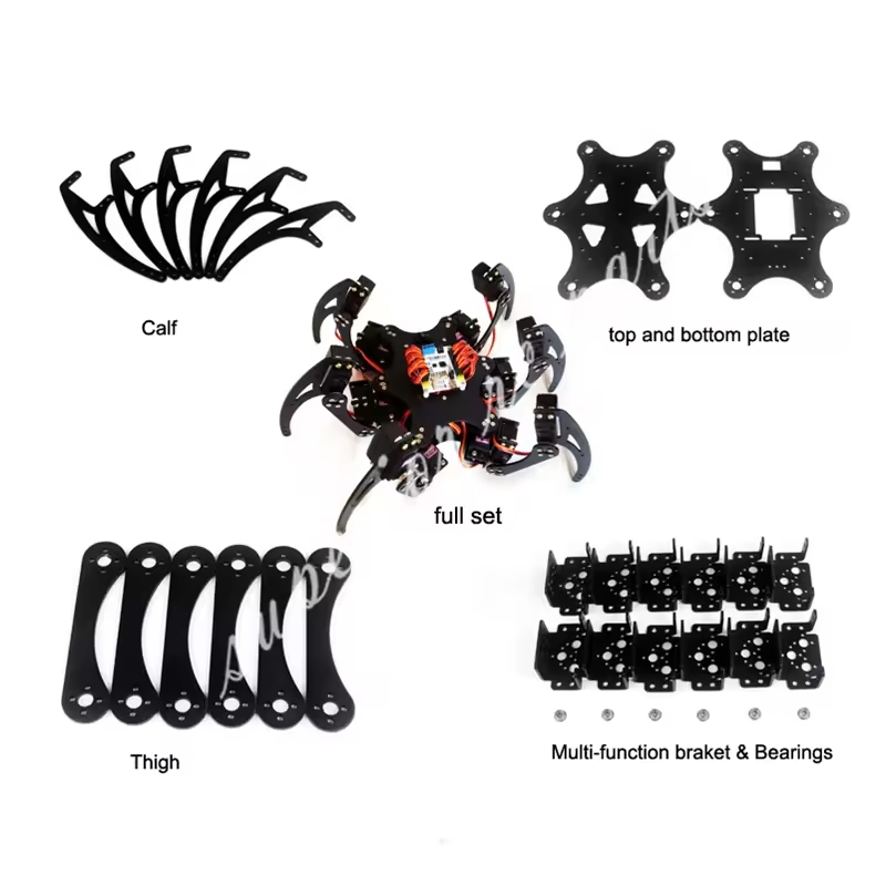 18 DOF Alüminyum Hexapod Örümc - Arduino Robot incelemesi ve fiyatı