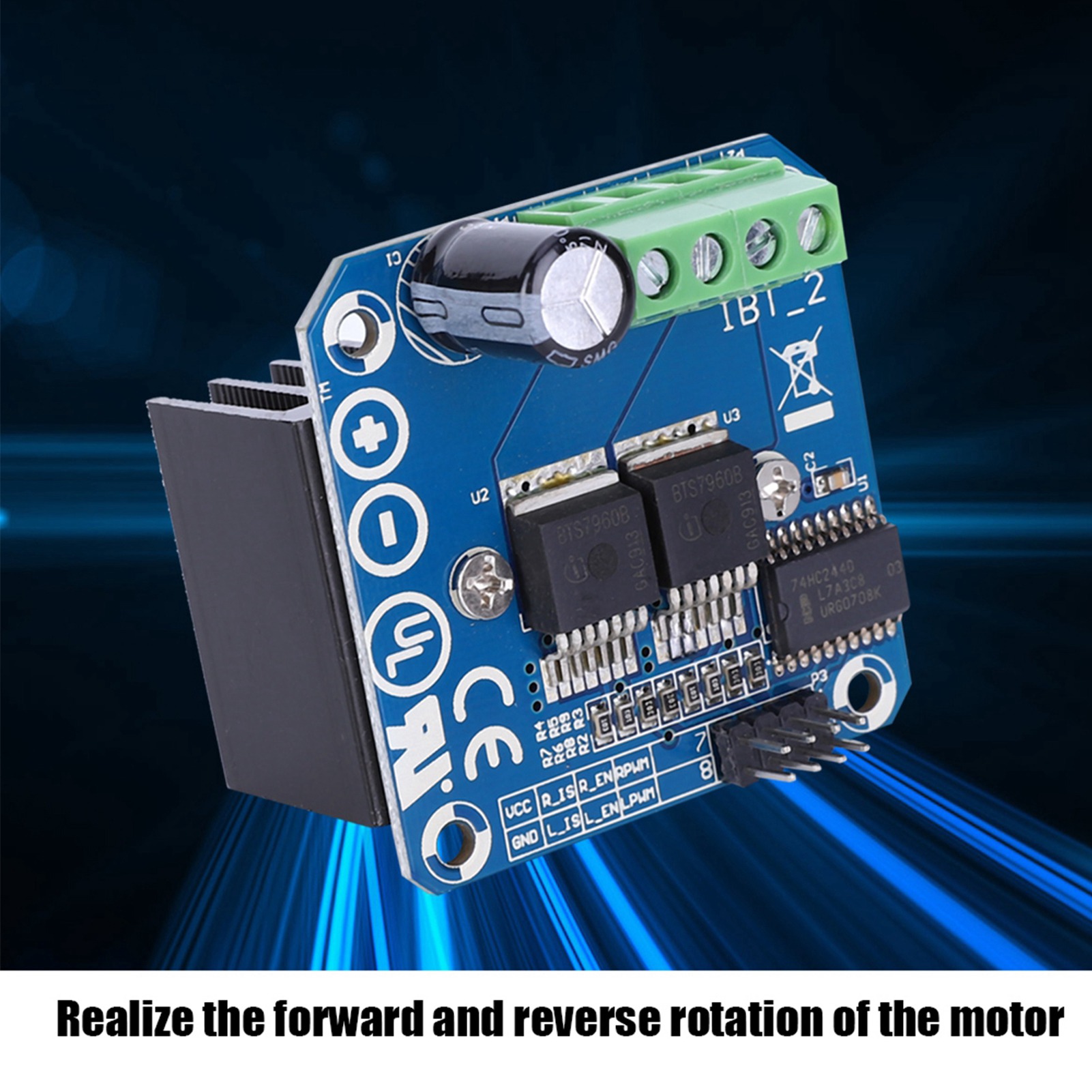 BTS7960 43A Motor Sürücü Modül - Motor Driver Module incelemesi ve fiyatı