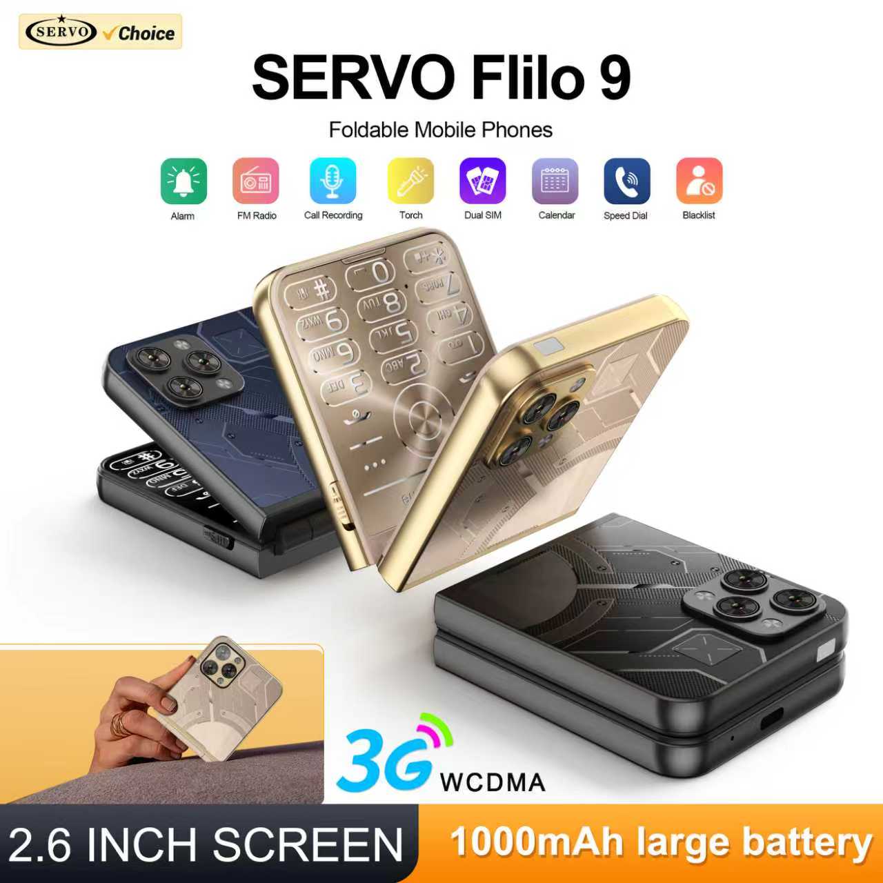 SERVO Flilo9 Katlanabilir Cep  - Servo Pan Tilt incelemesi ve fiyatı