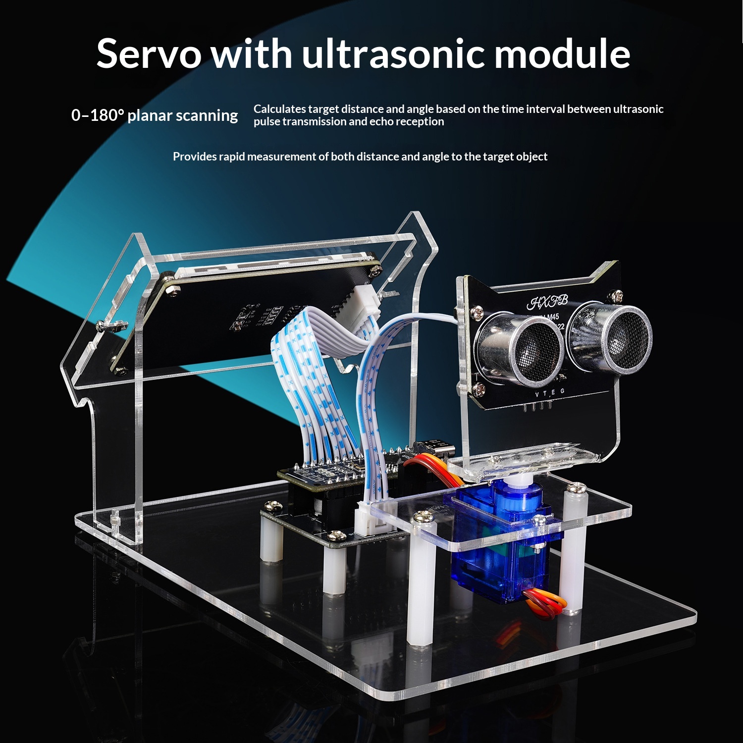 Ultrasonik Sensörlü Radar Tara - Servo Kit incelemesi ve fiyatı